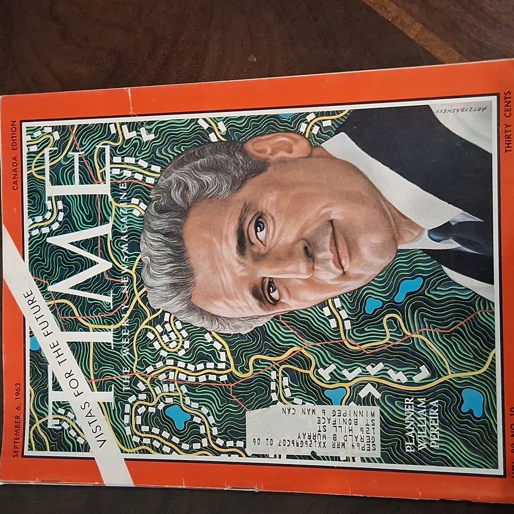 1963 TIME Magazine  - Vistas For The Future